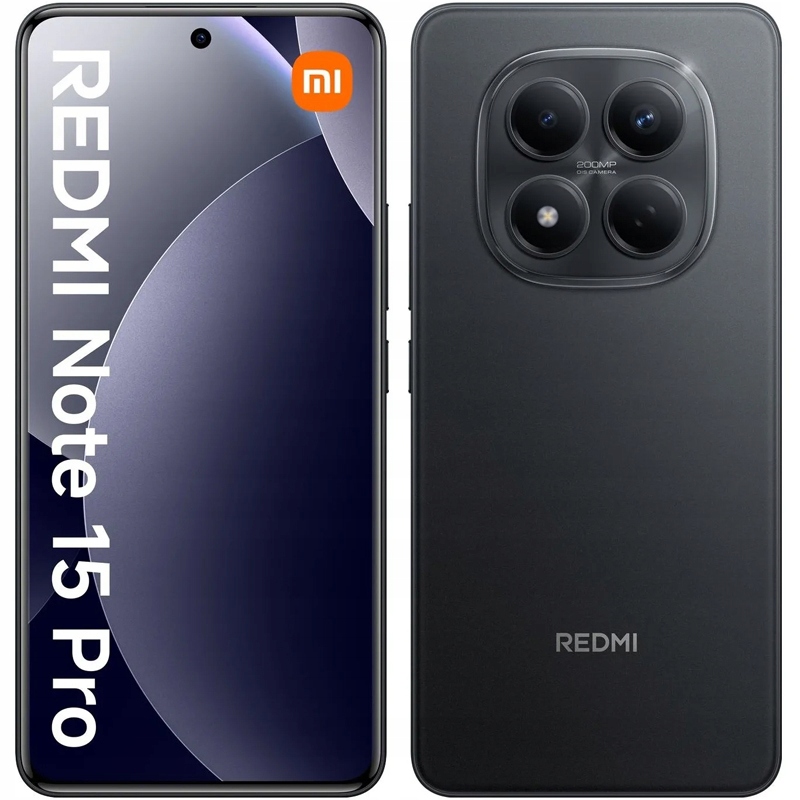 Smartfon Xiaomi Redmi Note 15 Pro 4G 8/256GB Czarny