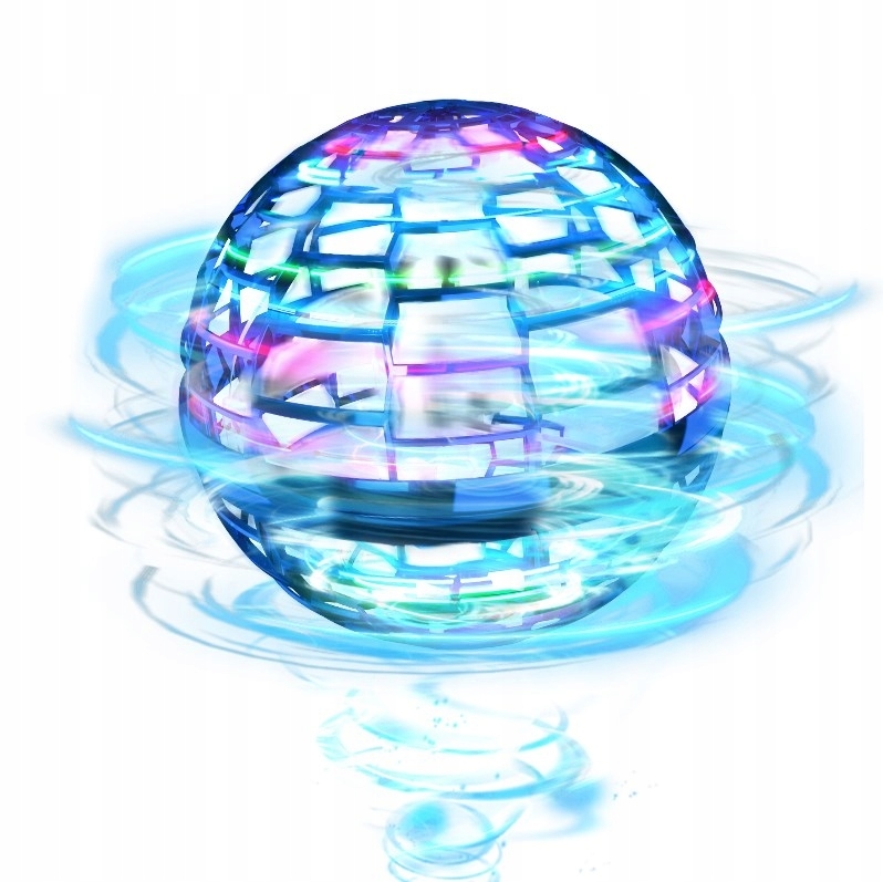 LATAJĄCA KULA PIŁKA LED DRON FLYNOVA SPINER UFO Bohater brak