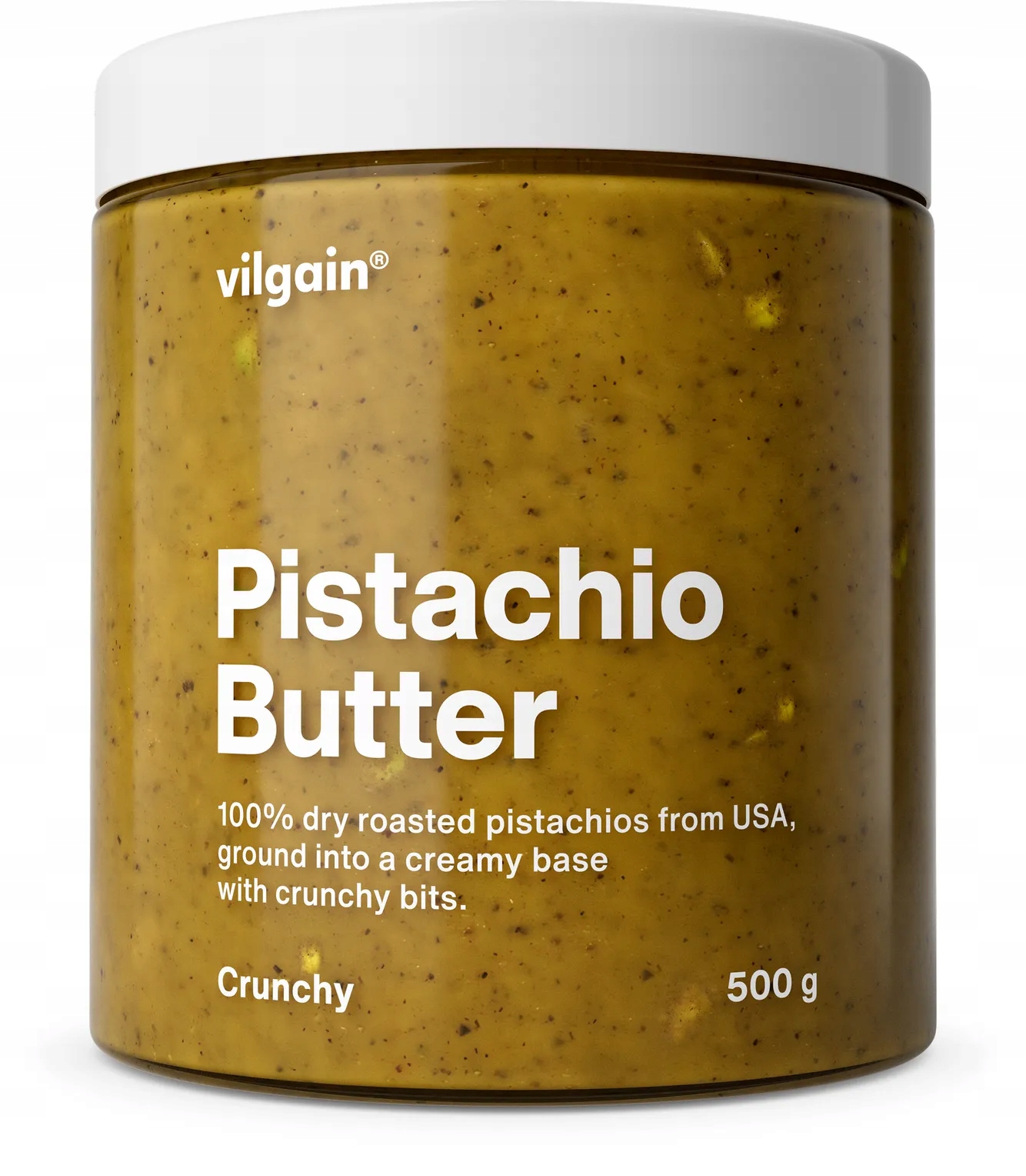 Vilgain Masło pistacjowe Crunchy 100% 500g