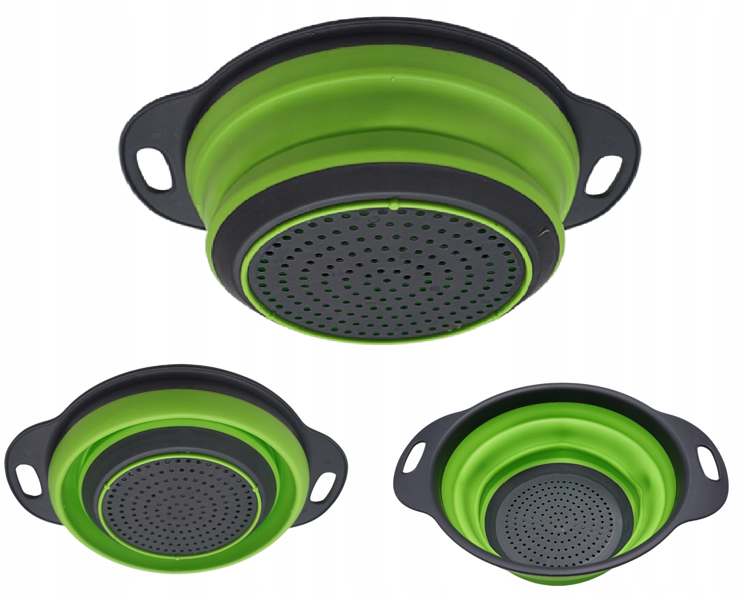 

Silikonowy Durszlak Cedzak Sitko Składany Ociekacz