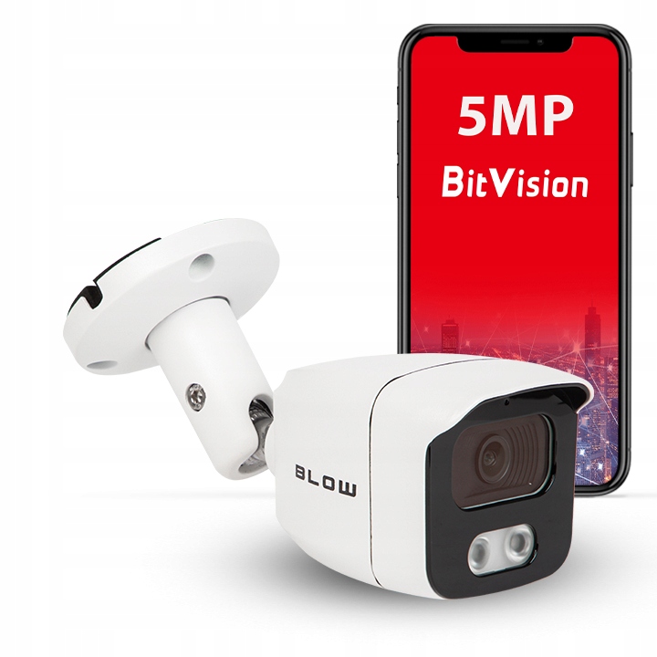 

Kamera Ip Blow 5MP Metal IP67 PoE Starlight Onvif
