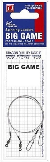 

Przypon Dragon 1x7 Surfstrand 27kg Big Game 35cm