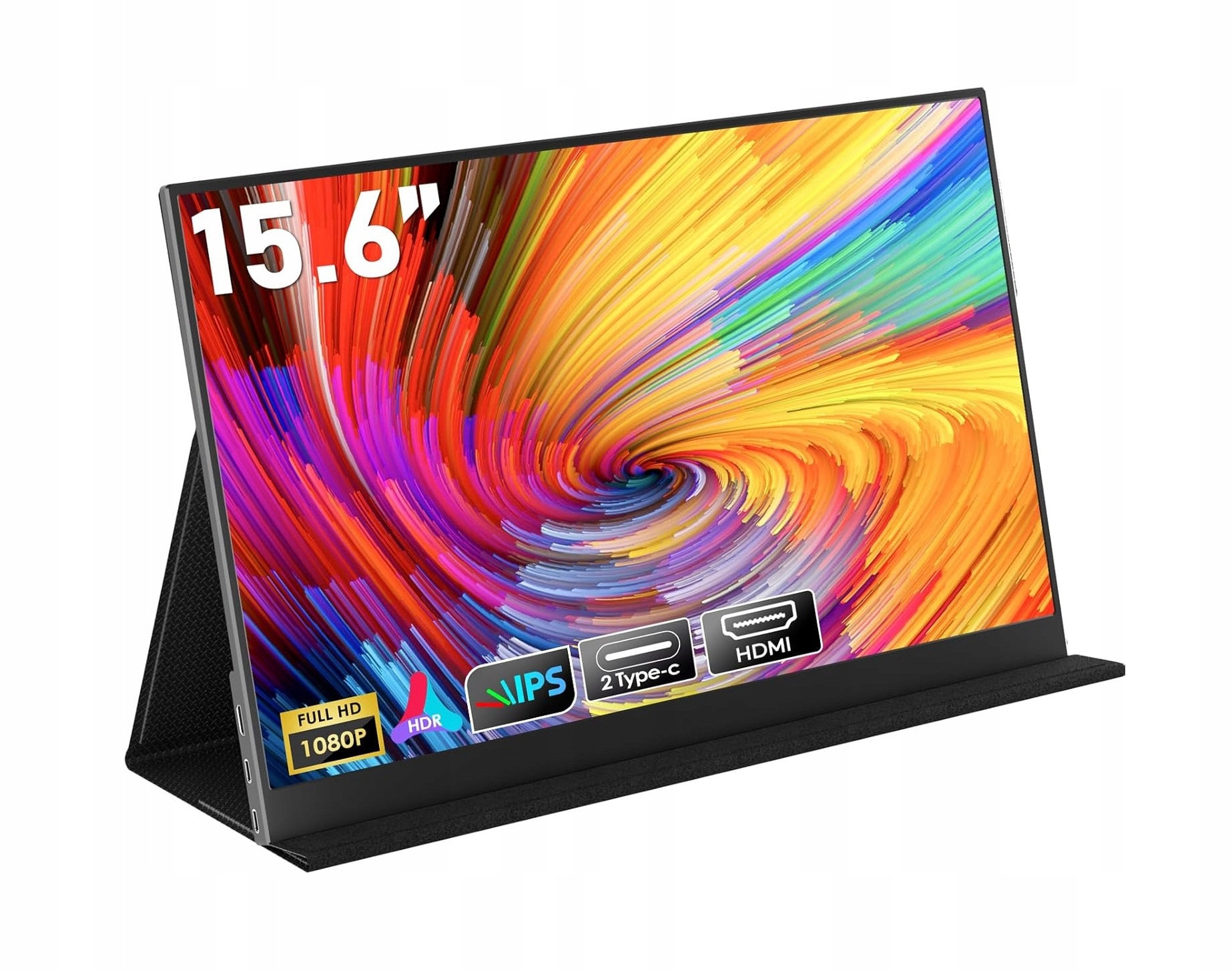 Monitor przenośny do laptopa ekran przenośny 15,6" 1920x1080 Fhd Usb-c Hdmi