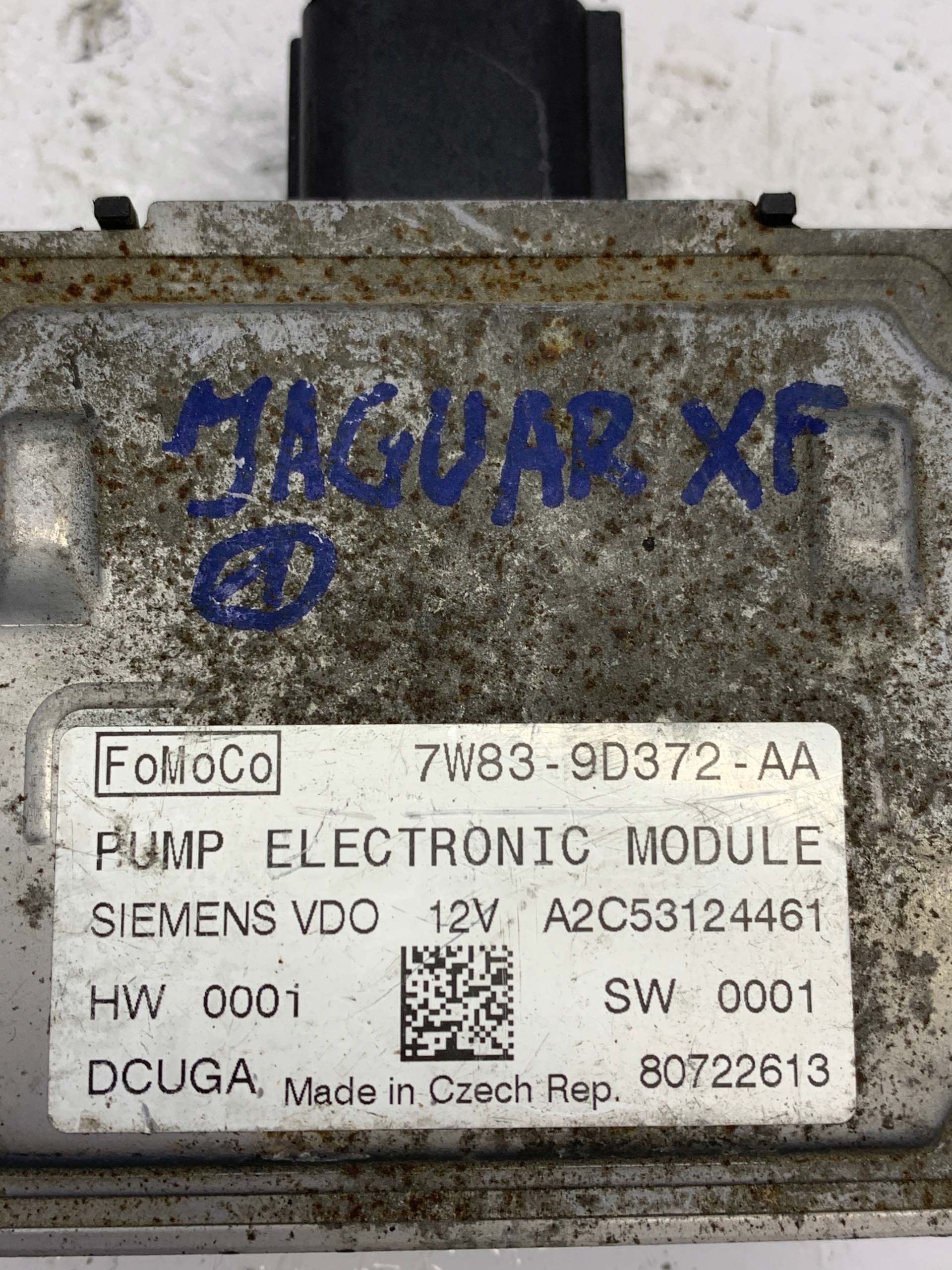 Module Unité de contrôle POMPY Carburant 7W83-9D372-AA JAGUAR