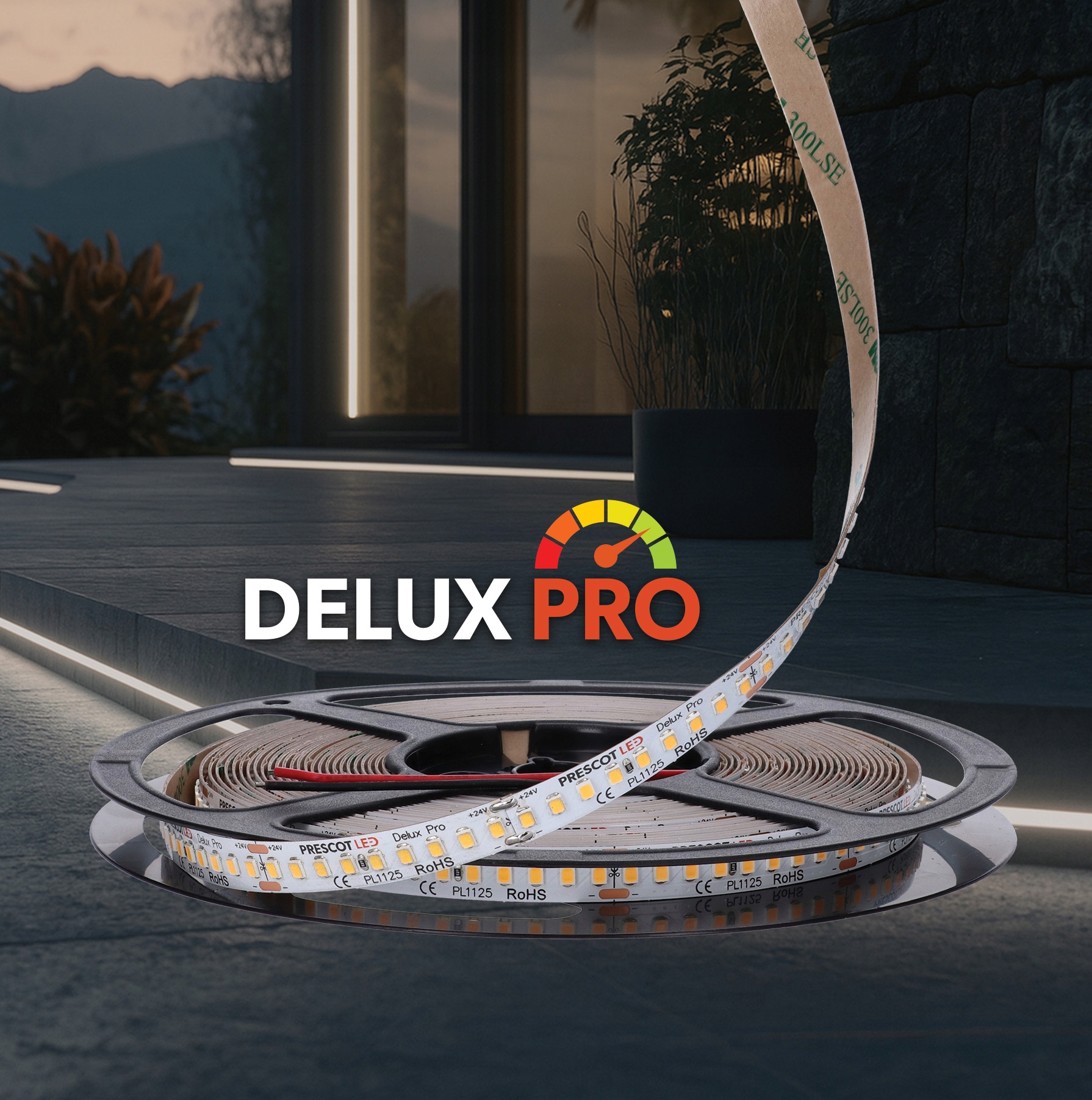 Led pásik Delux Pro Low Brightness 126LED 24V|Neutrálna farba |340lm/m -10m