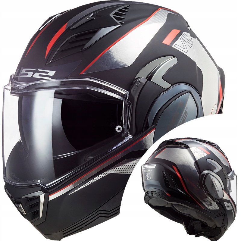 Kask LS2 FF900 Valiant II Hub Black Chrome XS Producent LS2
