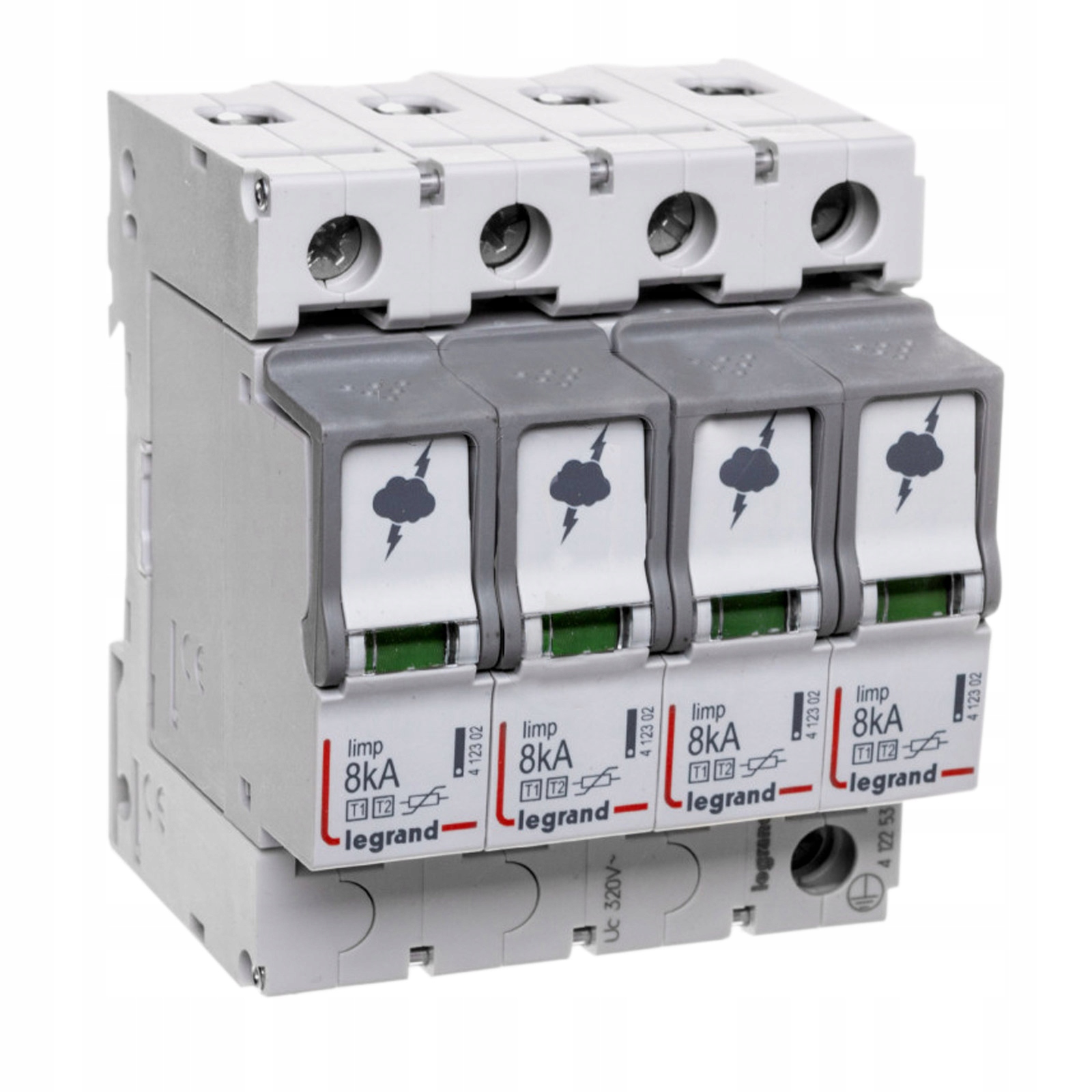

Legrand Ogranicznik Przepięć 4P klasy B+c 412253