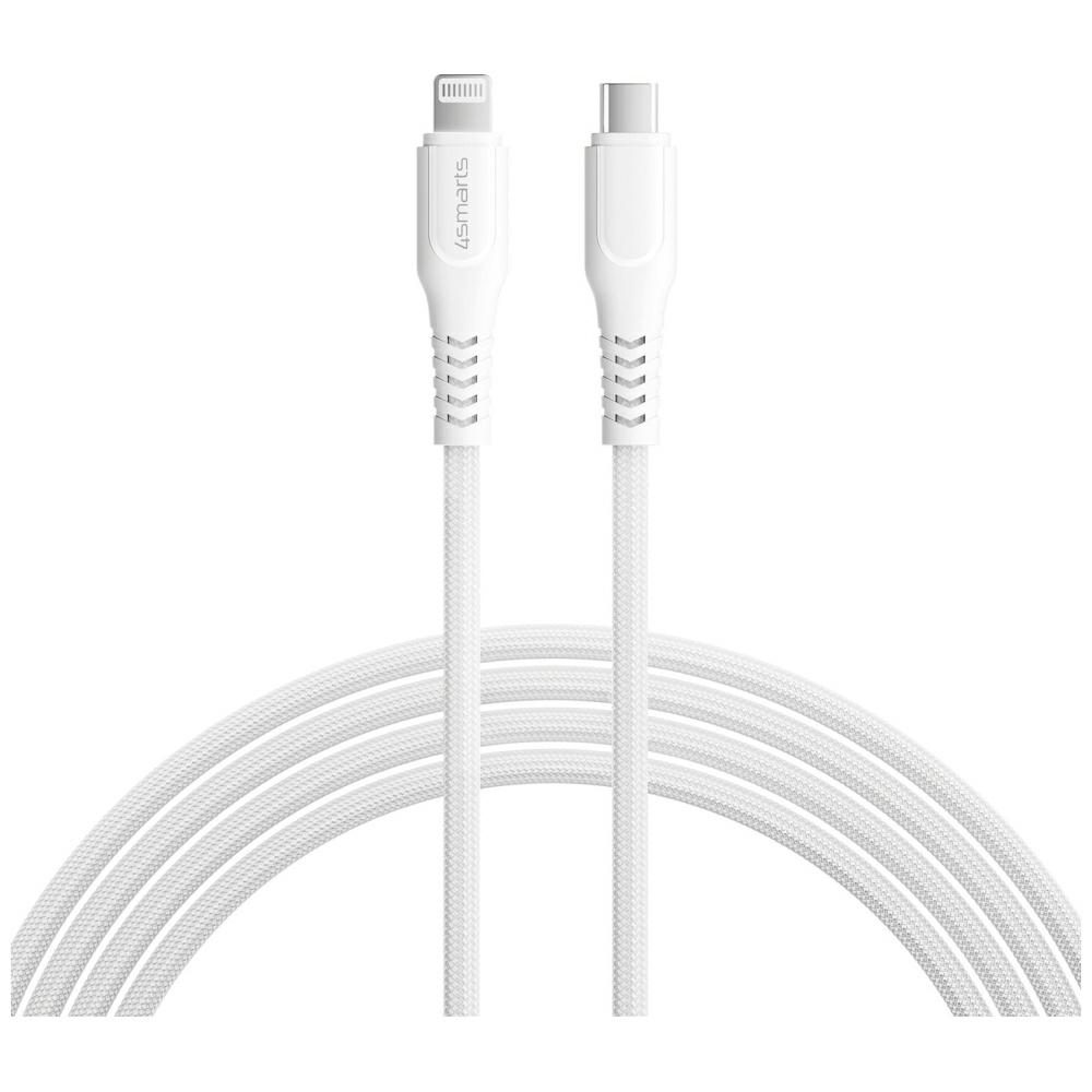 Kabel 4smarts Lightning do Usb-c Mfi 30W 1.5m biały