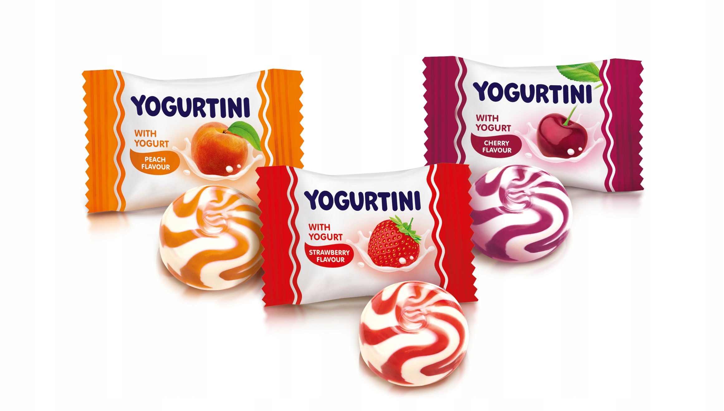 Cukierki Roshen Yogurtini Karmelki Owocowe 1kg Stan opakowania oryginalne