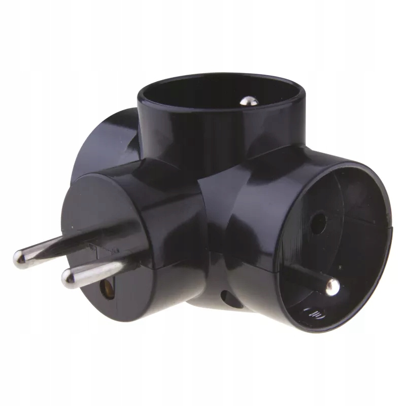 

Rozgałęźnik P0030 3 gniazda Czarny 230V max 2300W
