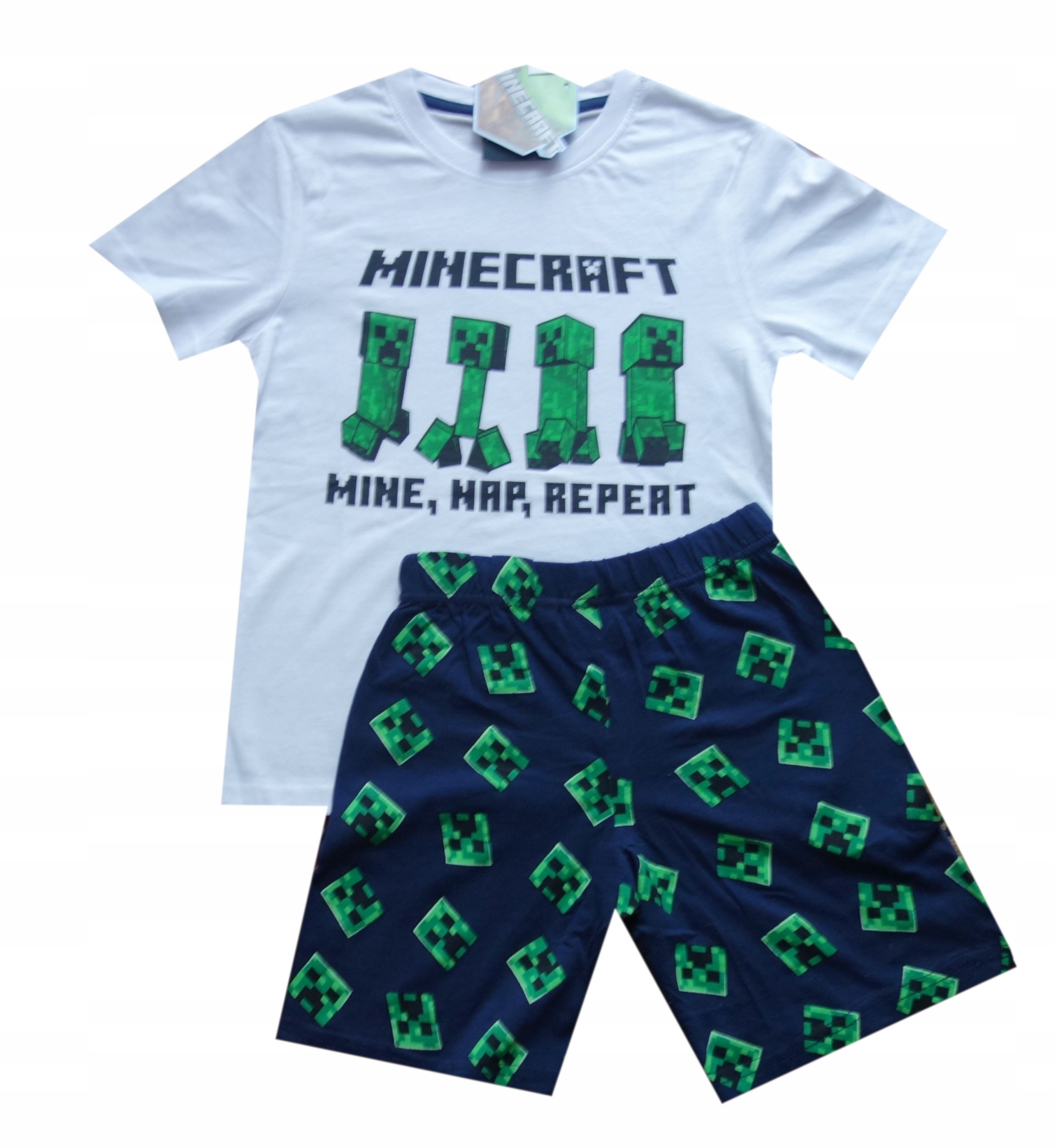 PIŻAMA MINECRAFT 6lat 116cm