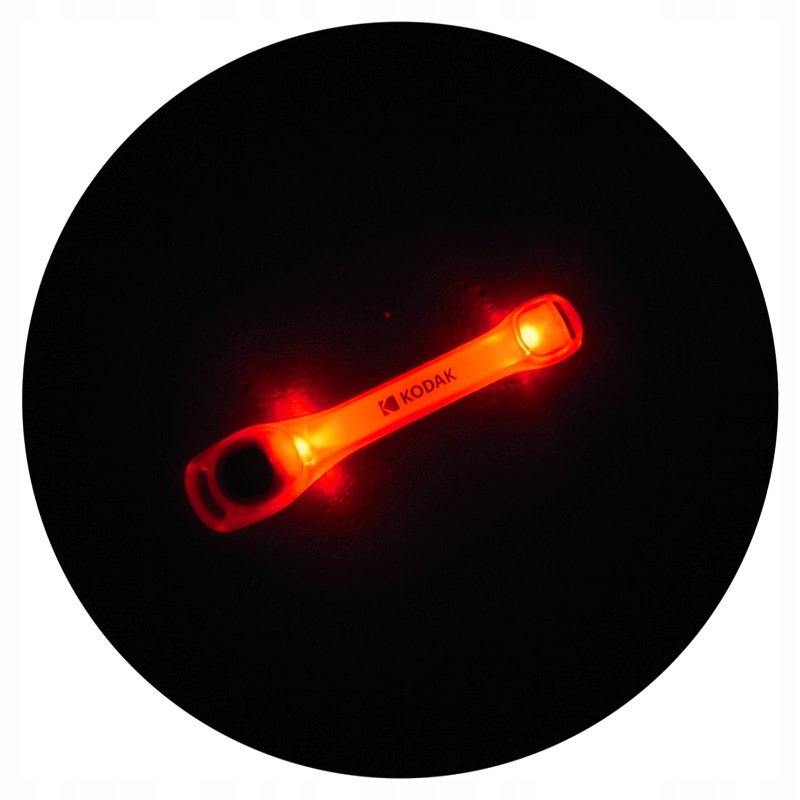 OPASKA ODBLASKOWA LED DLA BIEGACZA LAMPKA SPORTOWA SILIKONOWA Model Active 10