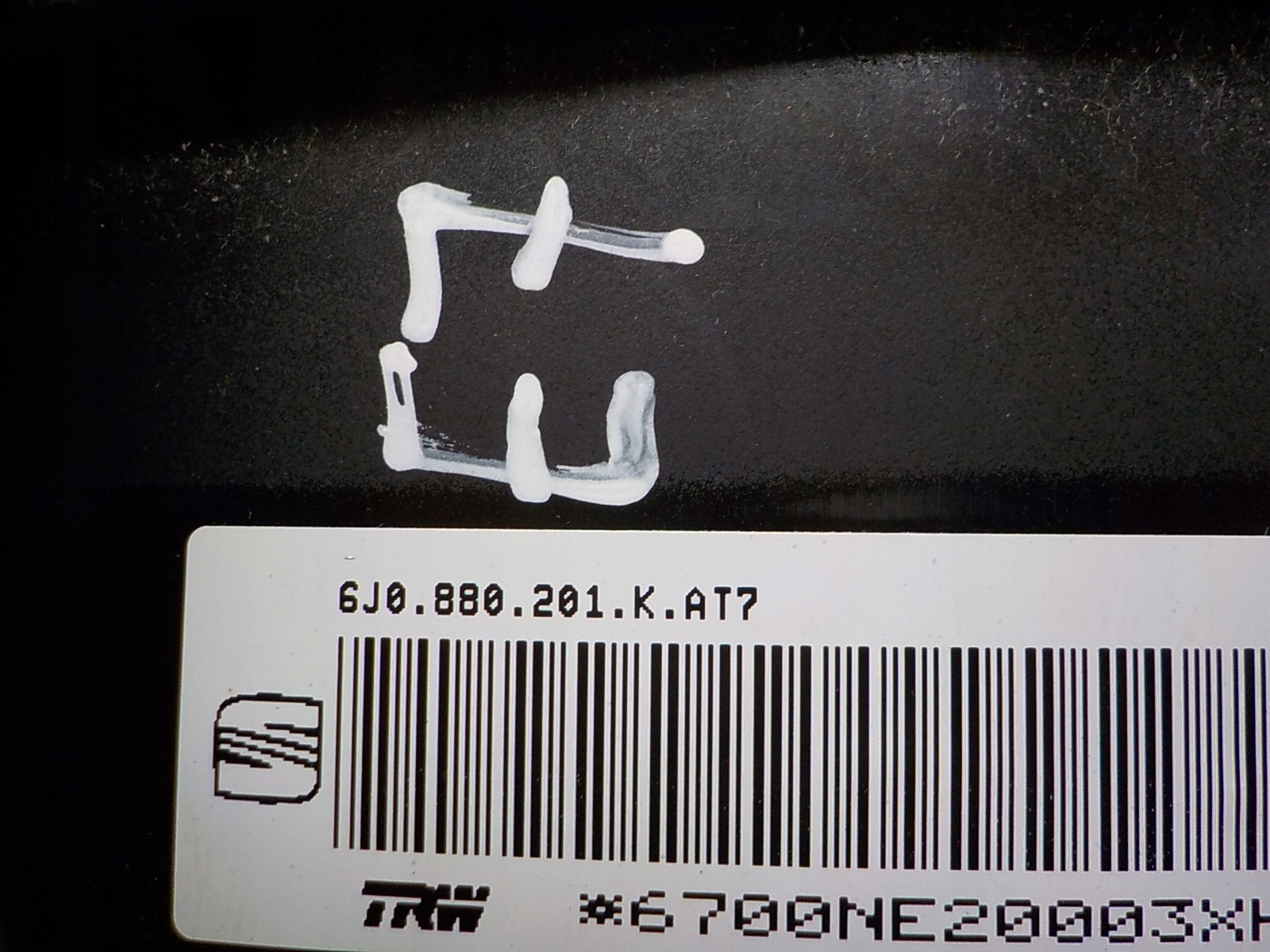 SEAT IBIZA IV Airbag Deckel AIR BAG