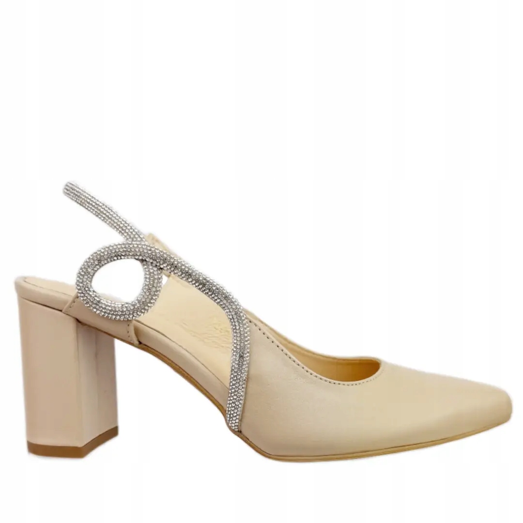 Dámské sandály Higo 2813 BEIGE511 béžové 37, Béžová