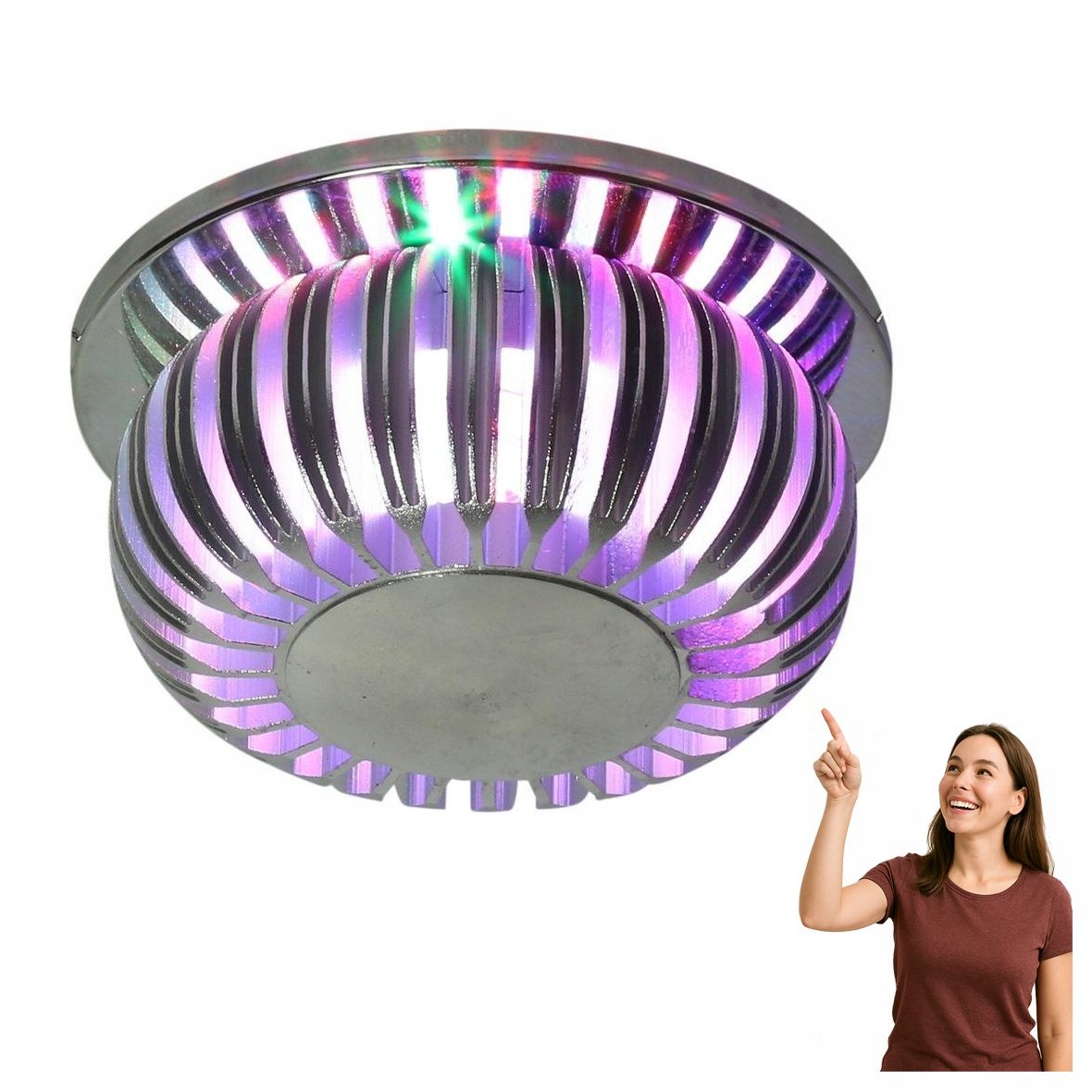 Zapuštěné svítidlo kulaté stropní svítidlo Led 3W SA-09 Al 2249247 Candellux