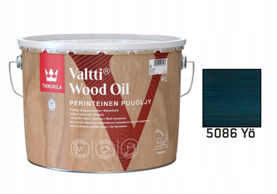TIKKURILA Olej drewna Valtti Wood Oil 9l 5086