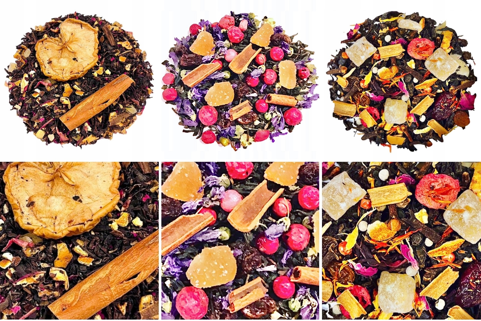 Zestaw herbat czarnych liściastych sypanych Zimowe smaki. Mix 3 x 250g