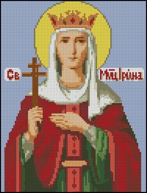 Křížková výšivka počítaná sada (kanva, mulina)