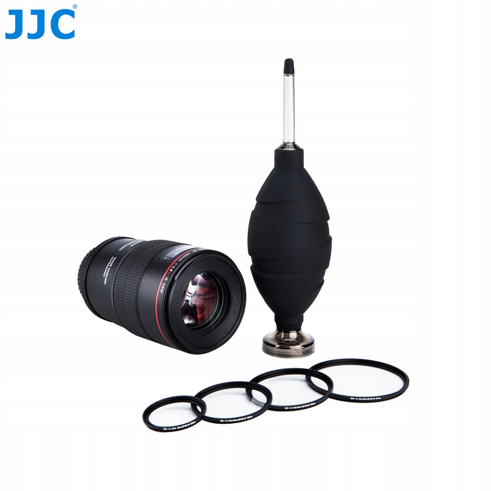 Jjc CL-DF1BK, Bezprašný ofukovací balónek s filtrem na optiku a filtry