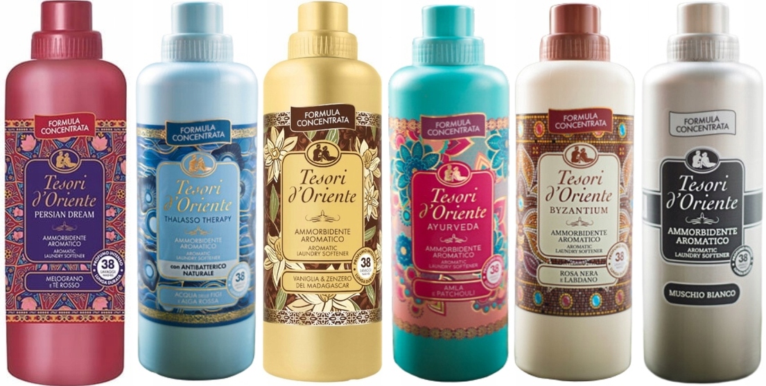 Levně Tesori d'Oriente Sada 6 italských oplachovacích přípravků 760 ml Ptvabm