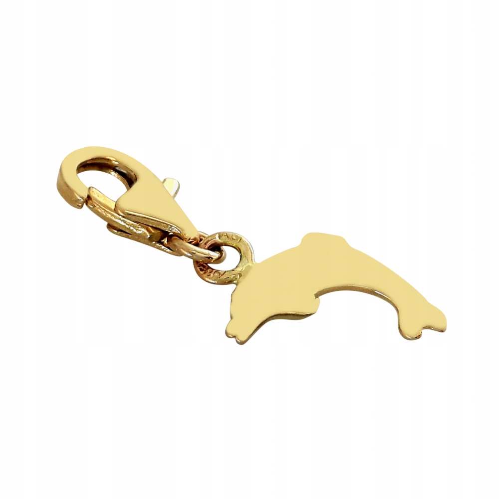 ZŁOTA PRZYWIESZKA CHARMS DELFIN ŻÓŁTE ZŁOTO 585 Marka Deem