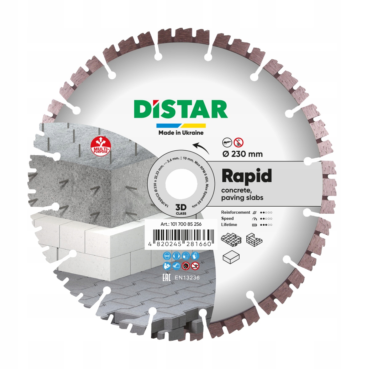 Diamantový Kotouč 230x2,4/1,5x10x22,23-16 Baumesser Rapid Pro