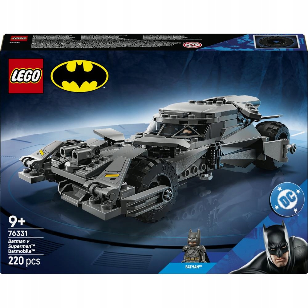 Lego DC Comics Heroes Batmobil z filmu Batman v Superman 76331