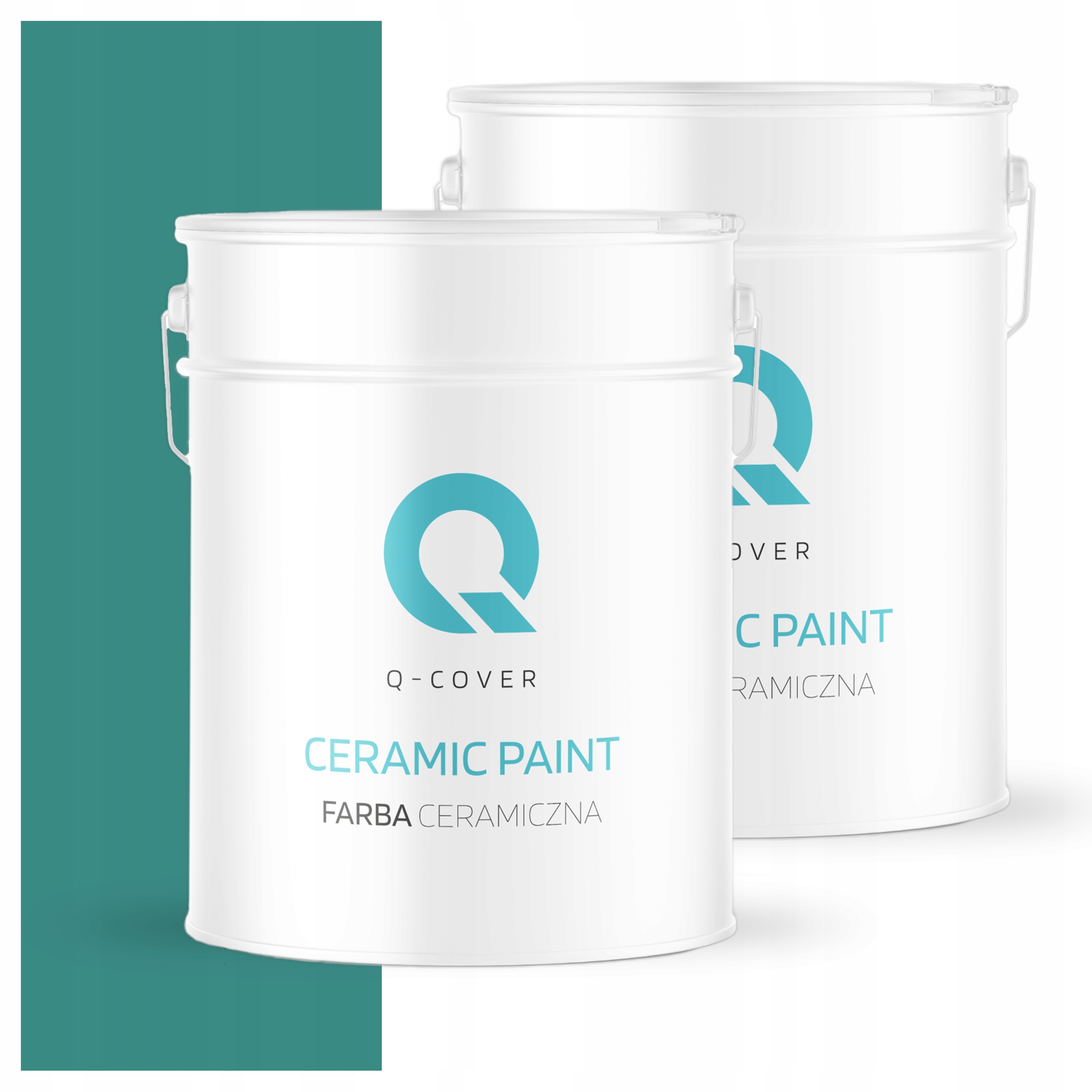 Keramická umývateľná farba na interiér 10 l Hlboká matná tyrkysová tmavá H1421
