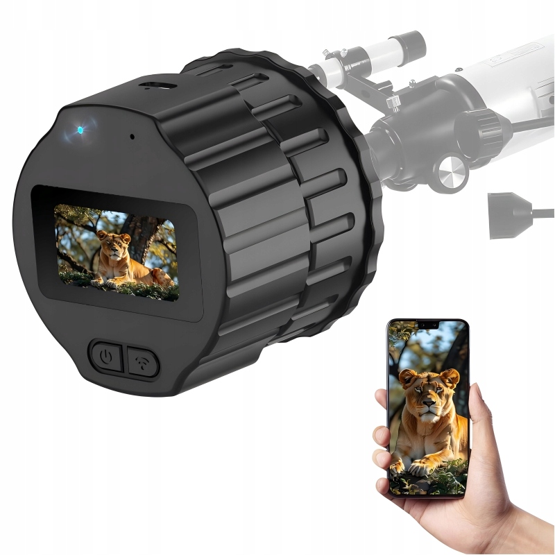 Kamera pro dalekohled WiFi 2K – okulárová digitální kamera s Tft 1,5 palcem