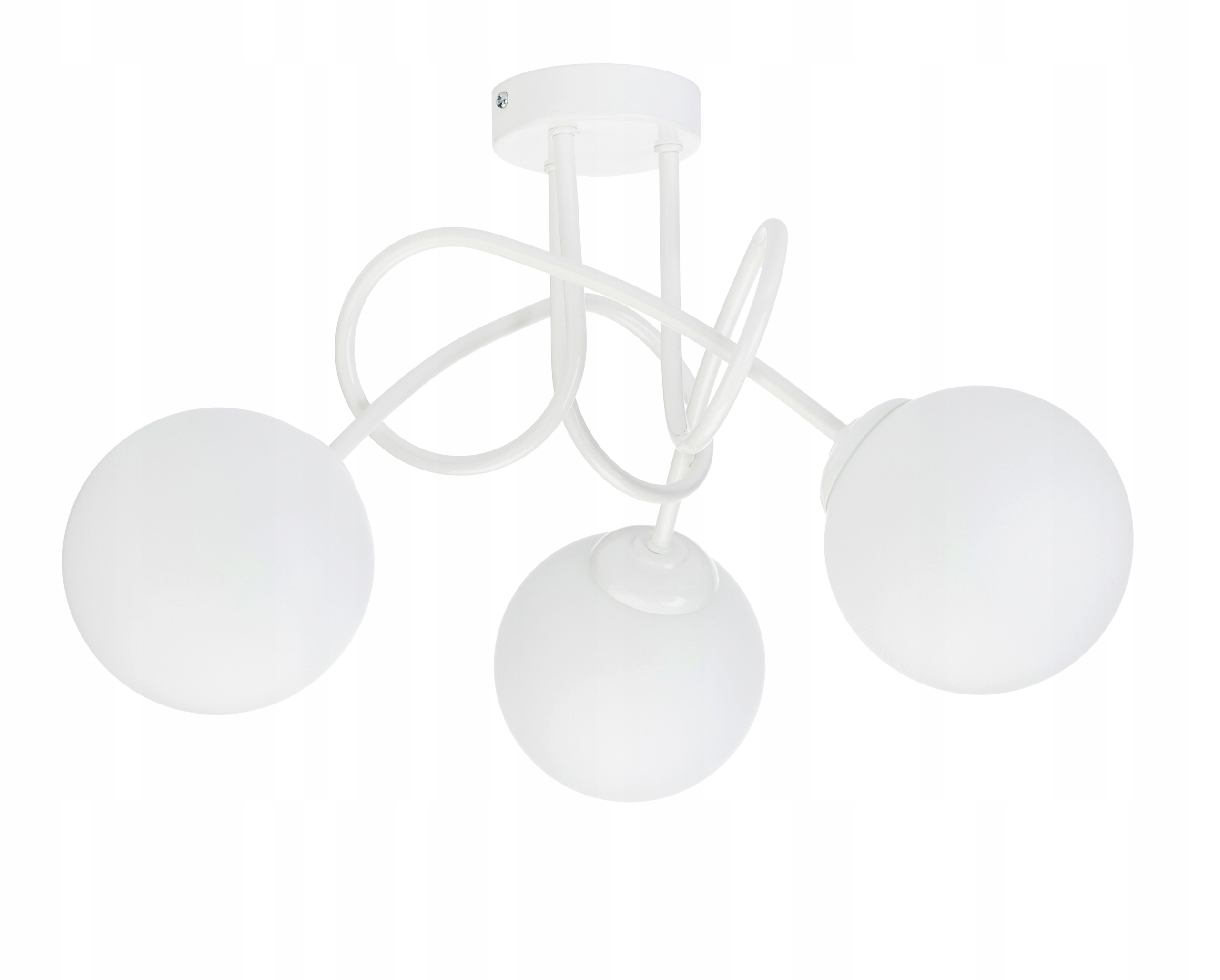 Závěsné Stropní Svítidlo Stropní Svítidlo Loft Kroucená Na Skleněné Stínítko Kula 3 x E27