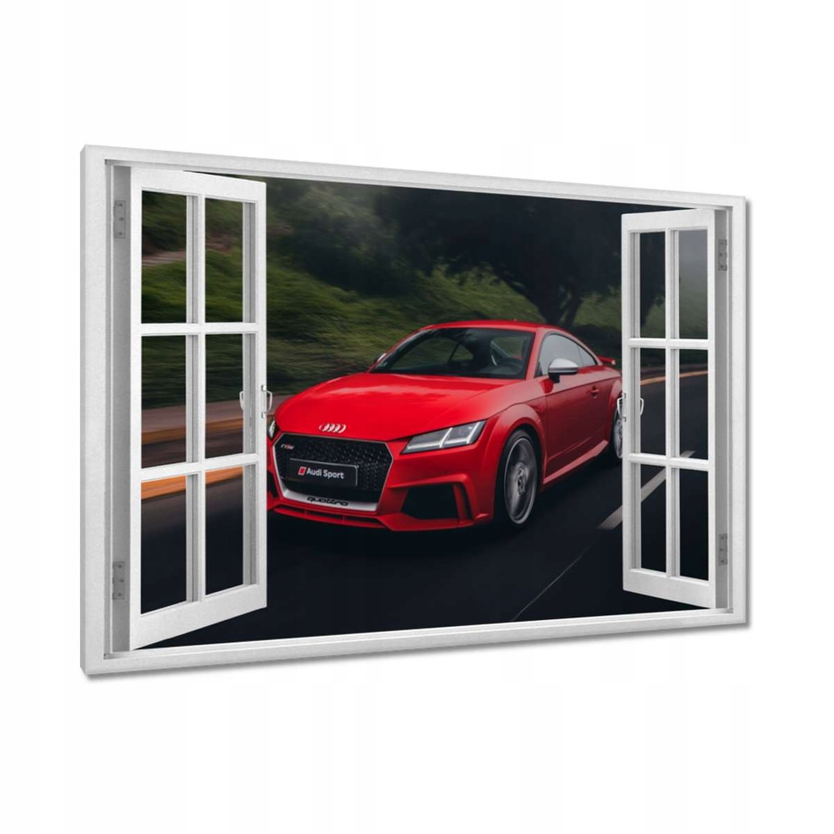Obrazy 120x80 Červené Audi Auto