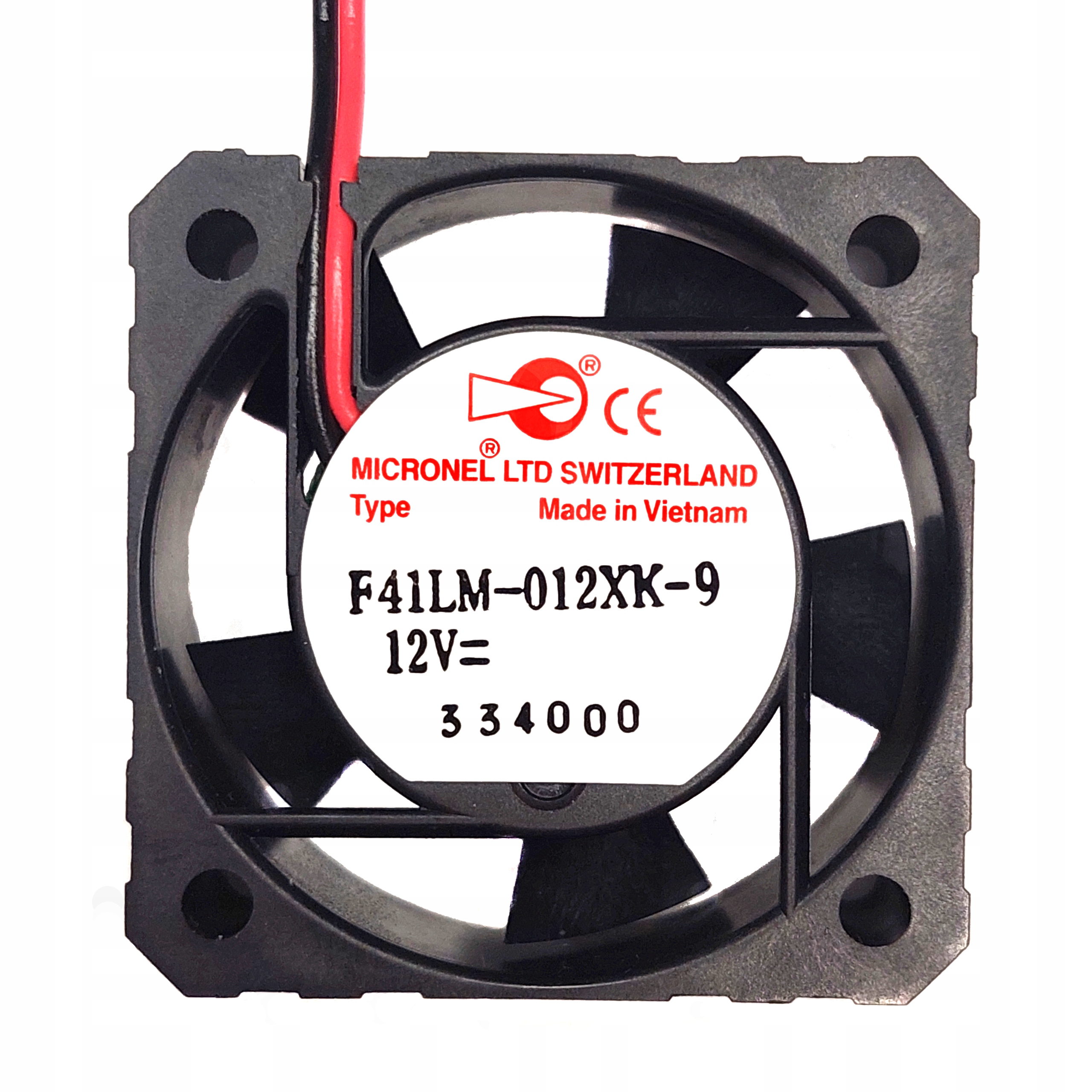 

wentylator 4112 Micronel Ltd, 41x41x12mm, 12V