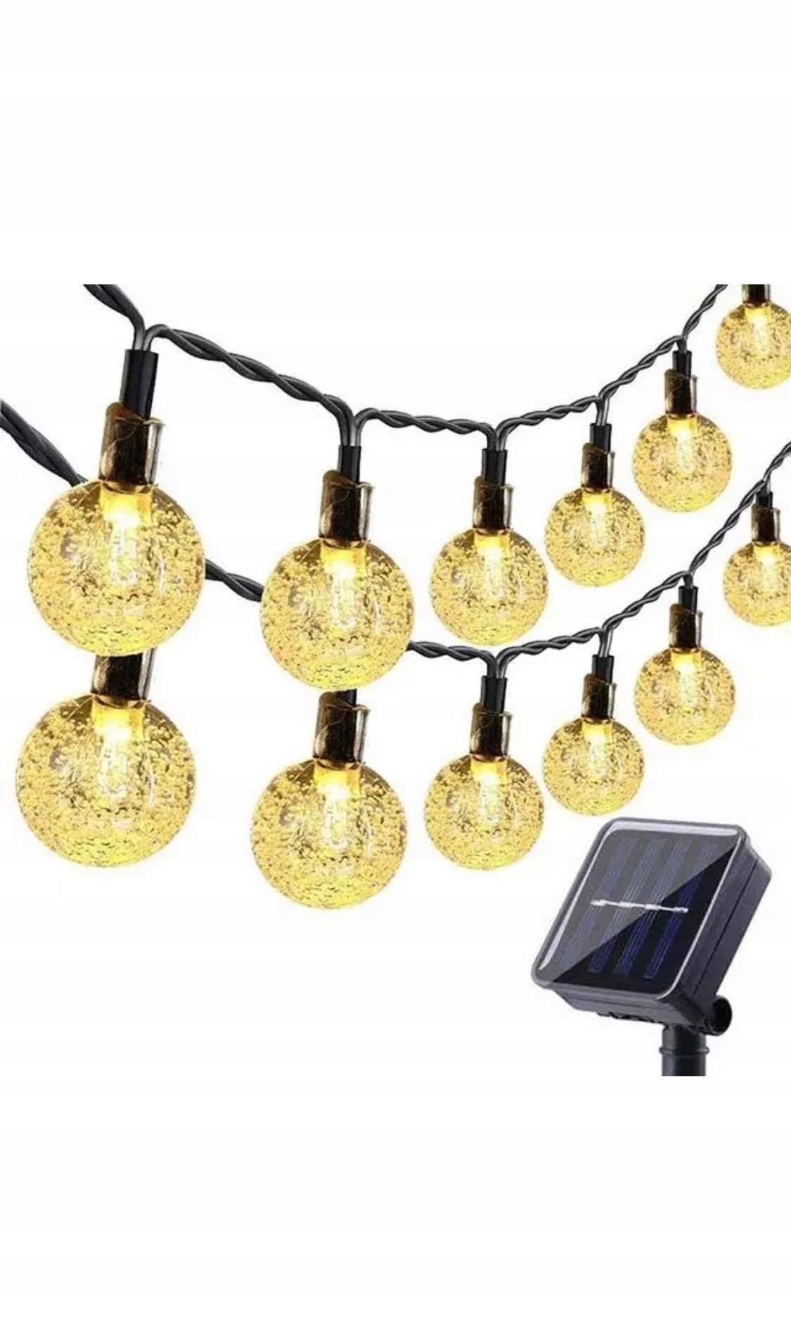 

Girlanda Lampki Ogrodowe Zewnętrzne 50szt