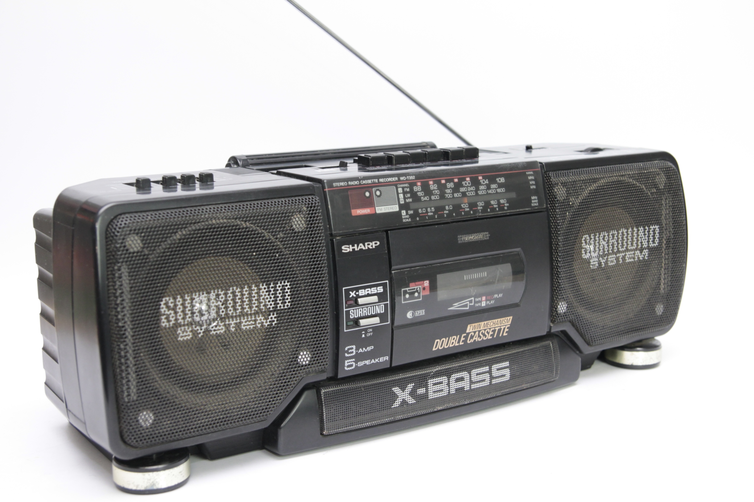 Radiomagnetofon SHARP WQ-T352 (BK)