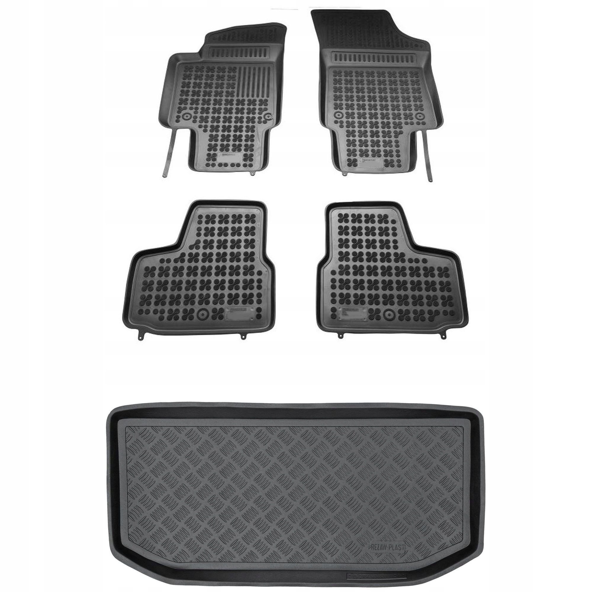 Sada koberčekov a rohoží Seat Mii 2012-2018, horná podlaha batožinového priestoru pre 2 osoby