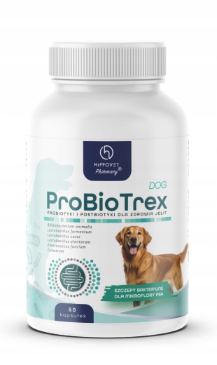 Hippovet Pharmacy ProBioTrex Dog probiotyk i postbiotyk dla psów