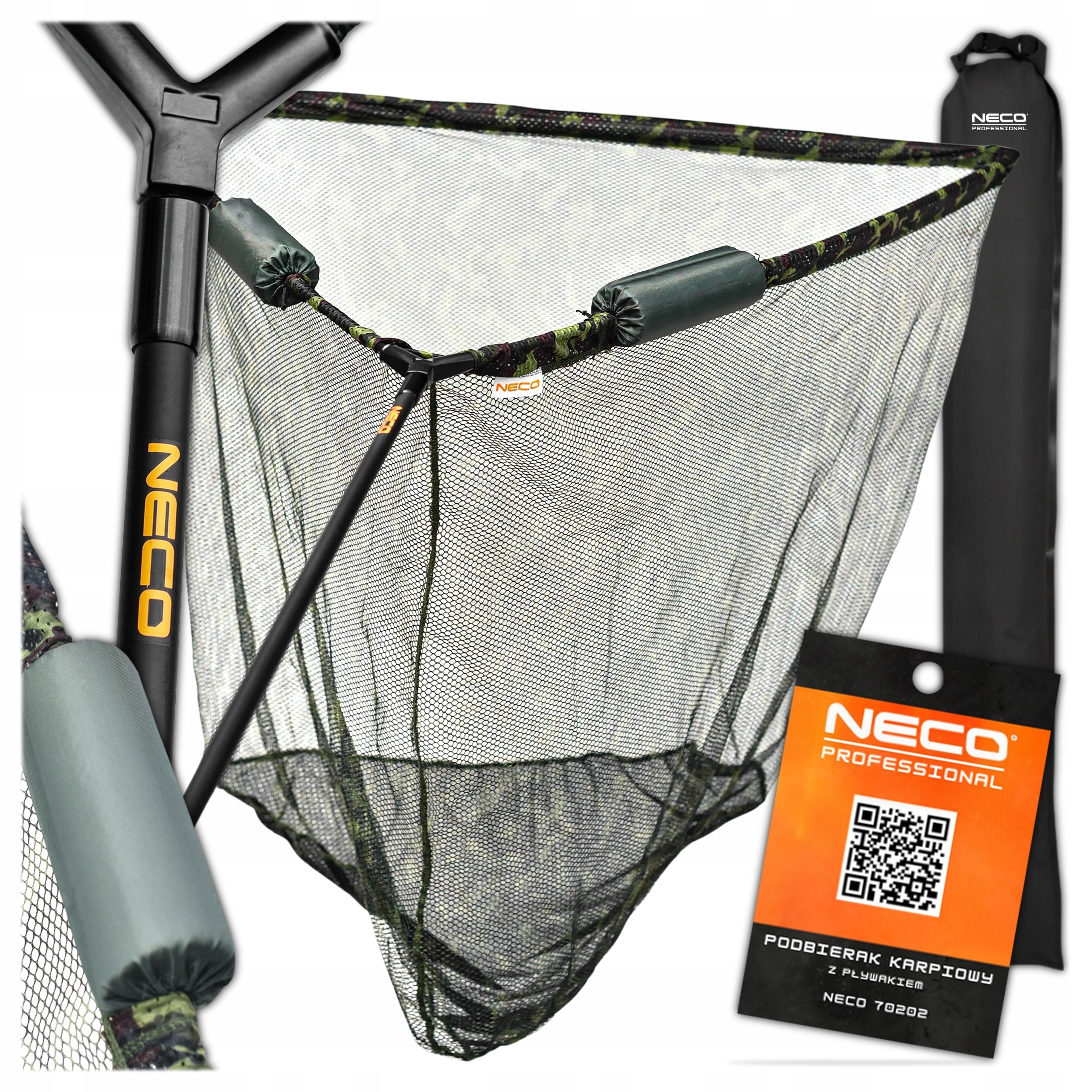 Podběrák kaprový Neco s plováky 100 x 100 cm