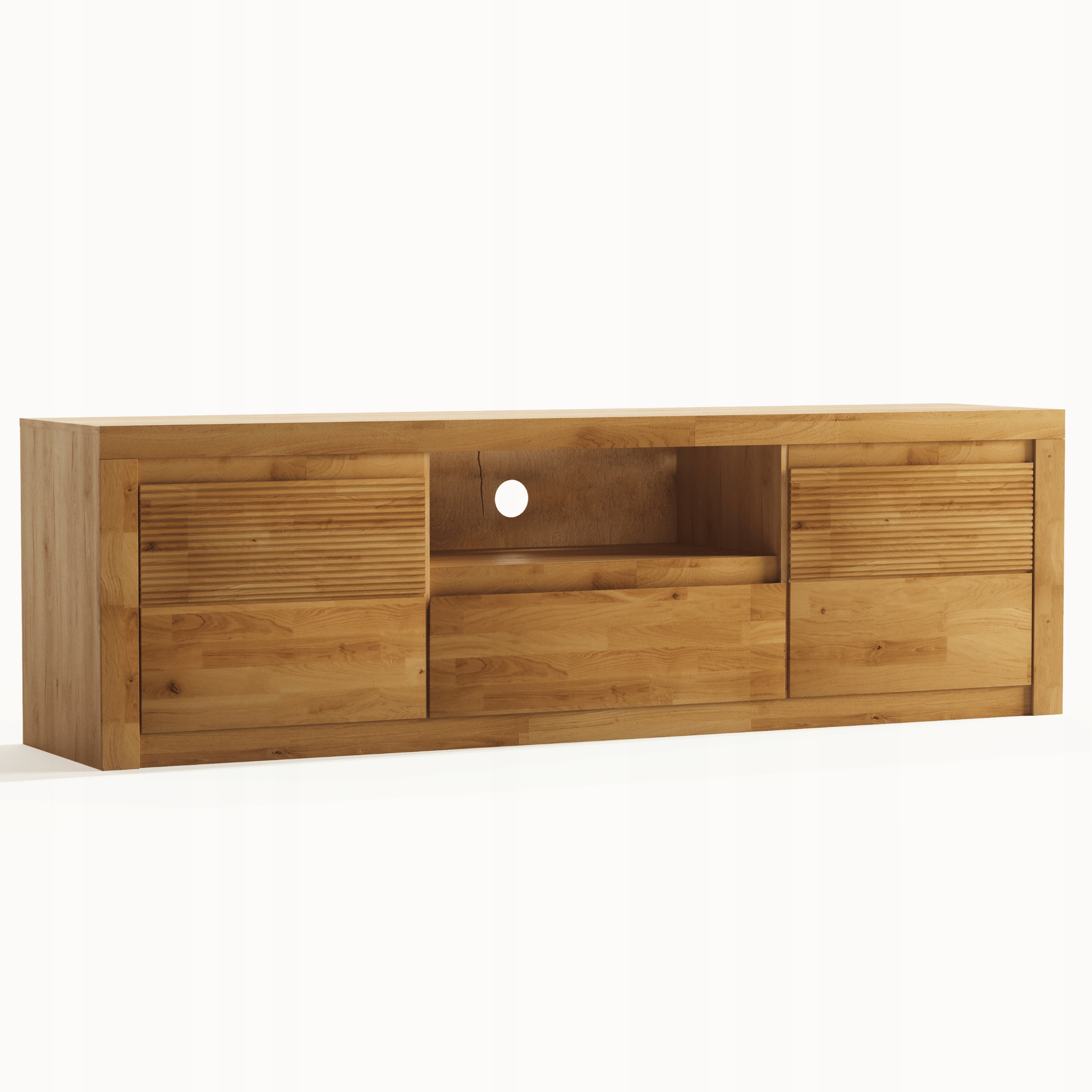 Dębowa szafka RTV 160 cm Bruno 44