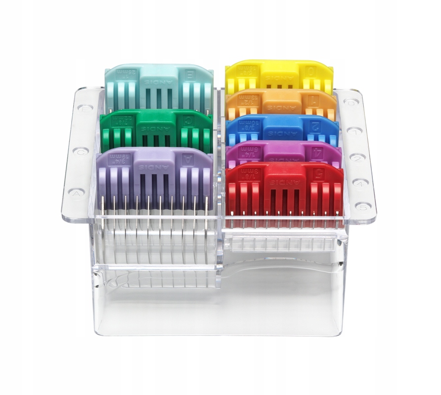 Levně Sada 8 nástavců pro strojky Andis Vida, Pulse Li 5- značky Andis