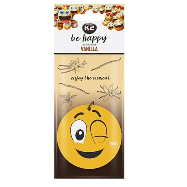 

Odświeżacz Powietrza K2 Be Happy Vanilla Zawieszka