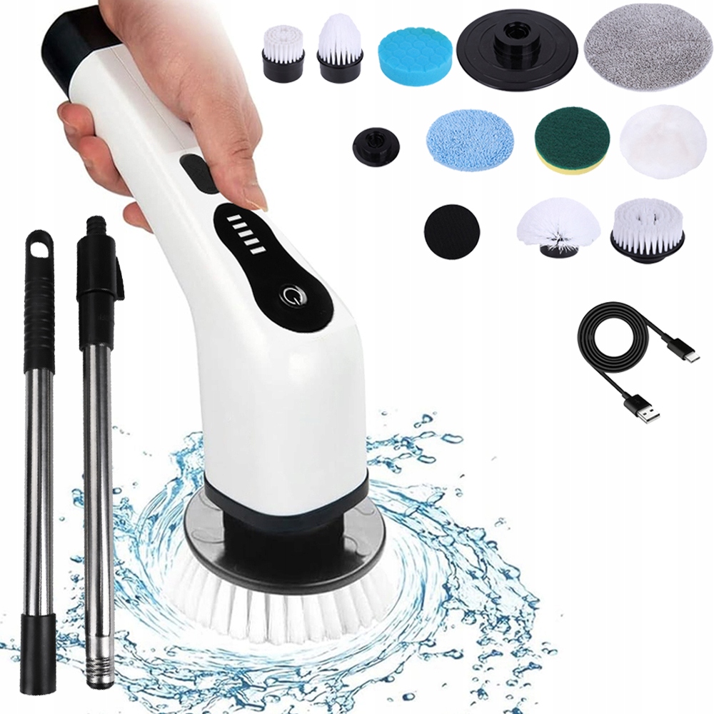 Levně Elektrický Rotační Kartáč Na Čištění Mopu 9V1