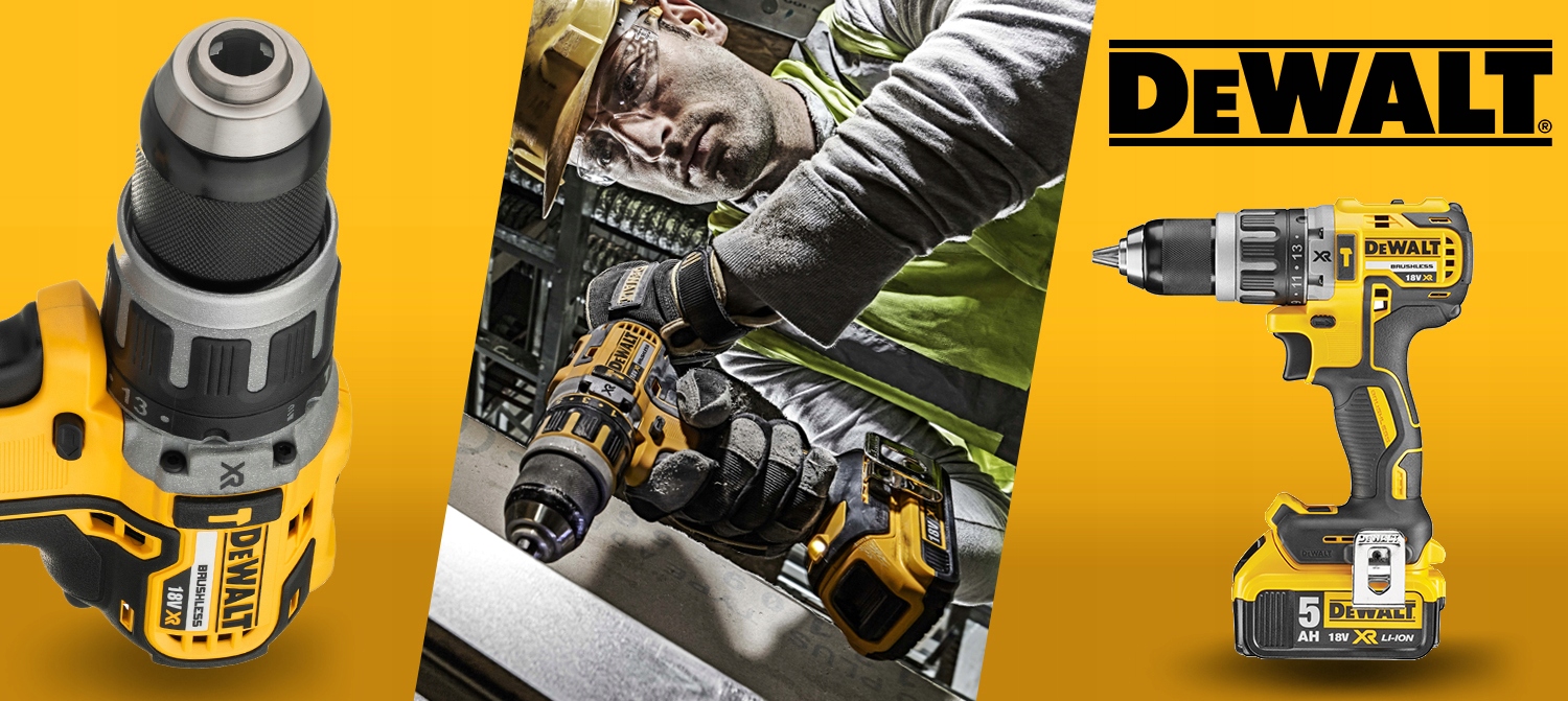 DeWALT WIERTARKO WKRĘTARKA AKUMULATOROWA UDAROWA 18V 2x5,0Ah DCD796P2 Typ akumulatora Li-Ion