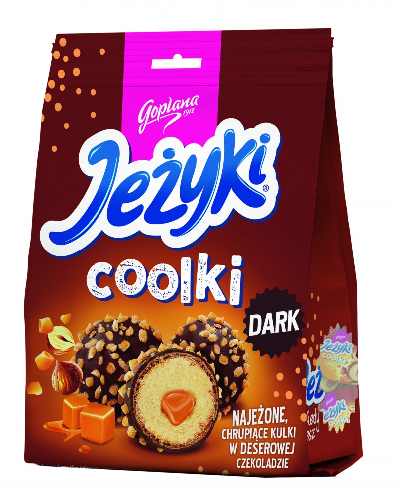 Pralinki Jeżyki Coolki dark 140g 10szt