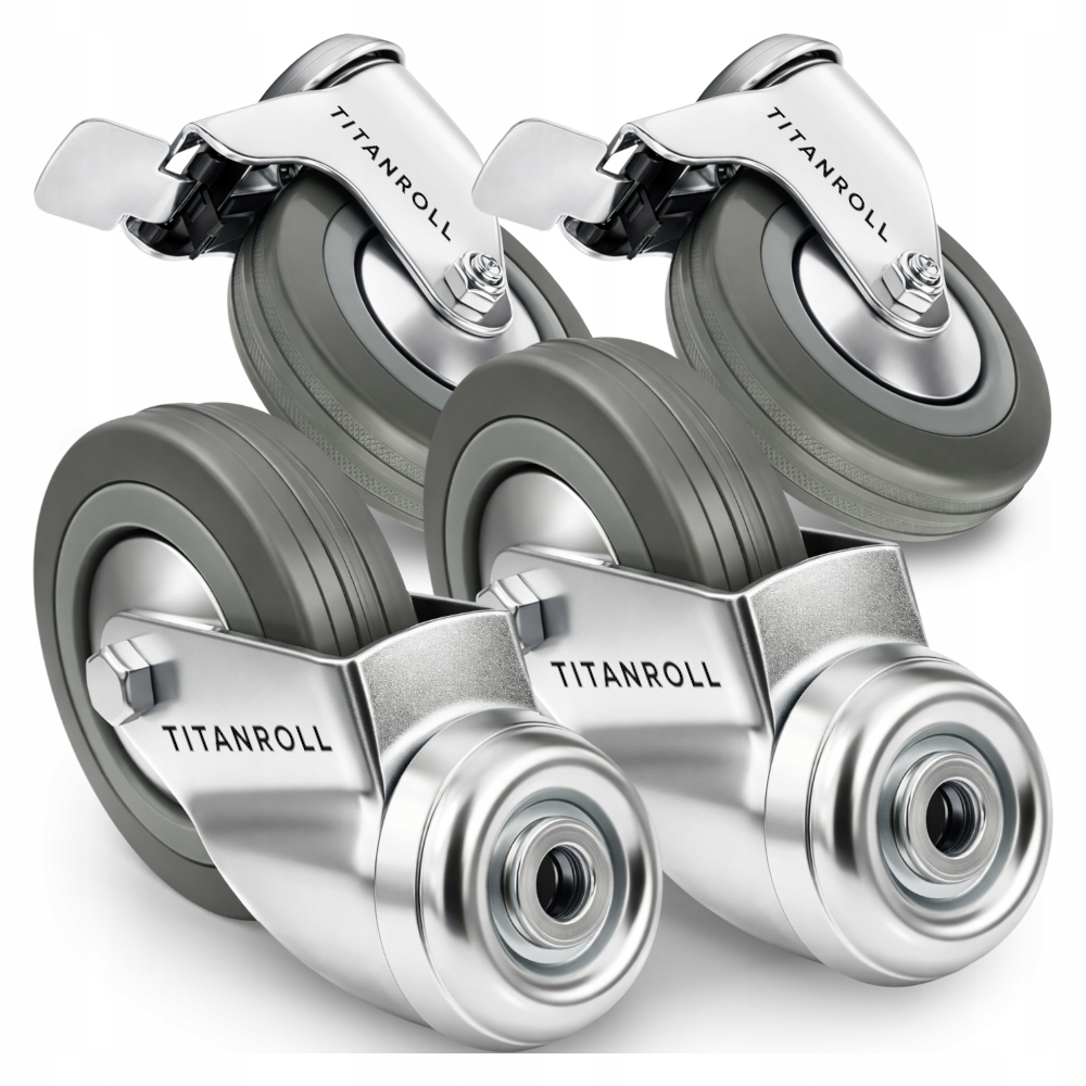 Přepravní otočná kola průmyslová 125 mm Sada 4 ks