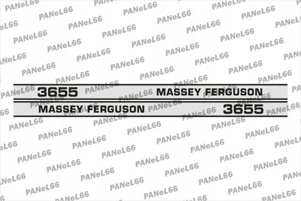 MF3655 - НАБОР НАКЛЕЕК MASSEY FERGUSON 3655