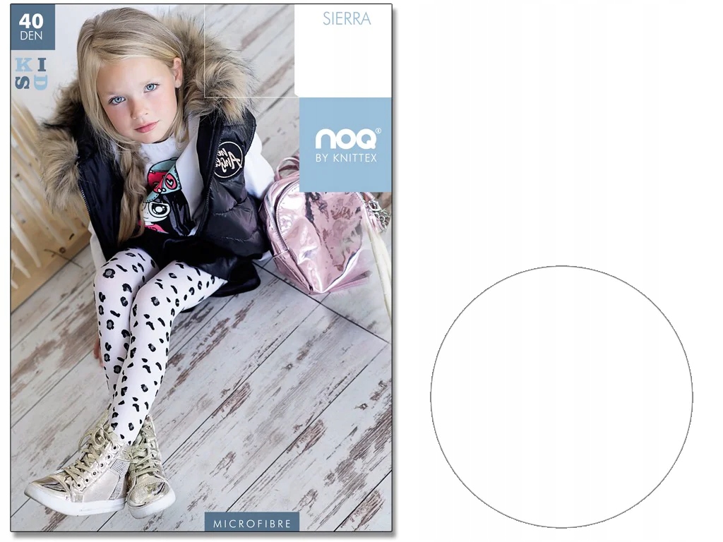 

Rajstopy dla dzieci w cętki panterka 146-152 Bianc