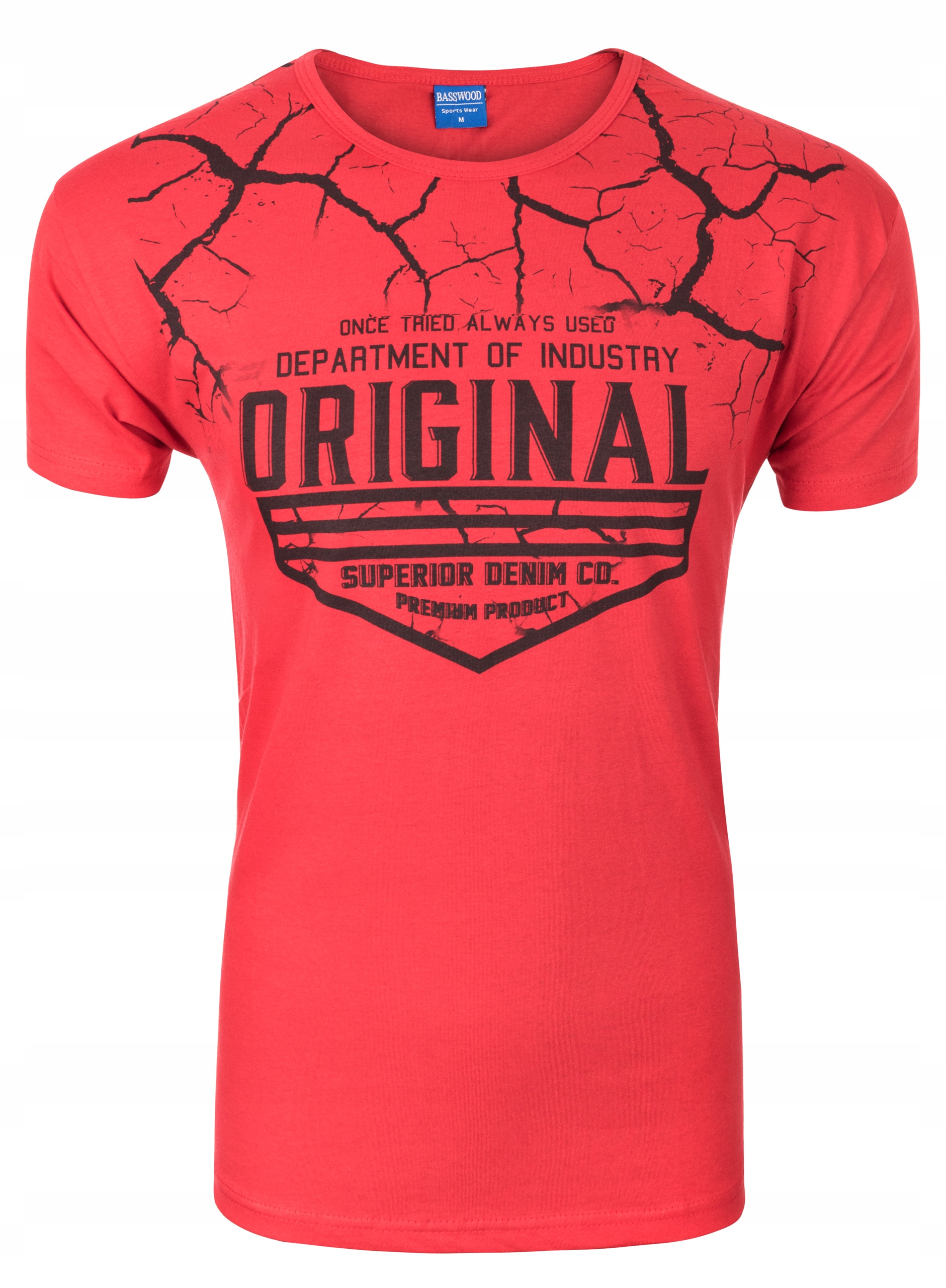 

Koszulka Podkoszulek T-shirt Męski 309 XL czerwony