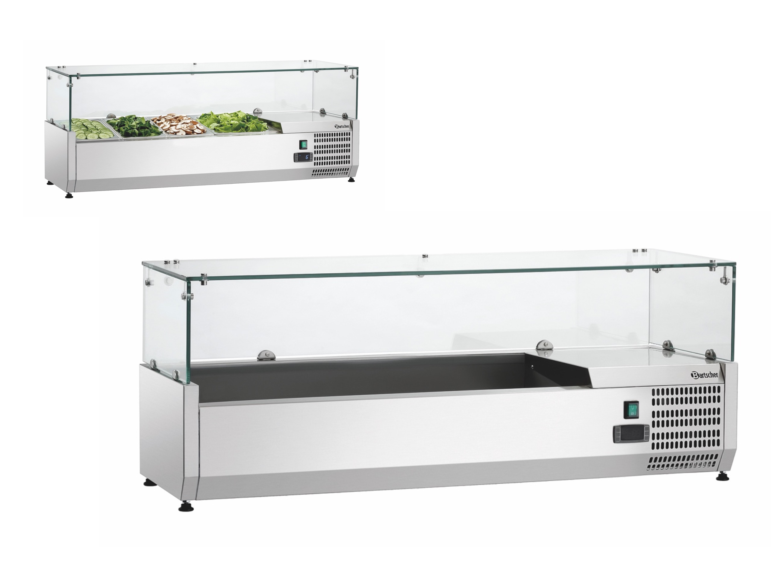 Chladicí Nástavec Se Skleněným Krytem 120 cm GL3-1201 Bartscher