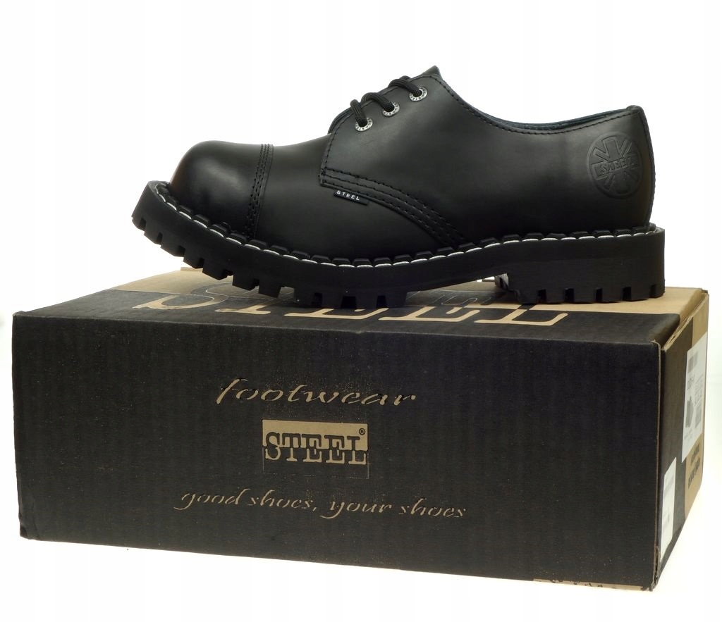 KULTOWE Glany STEEL Krótkie Oryginalne 3-dziury 47 Kod producenta 101/102/O/B/X