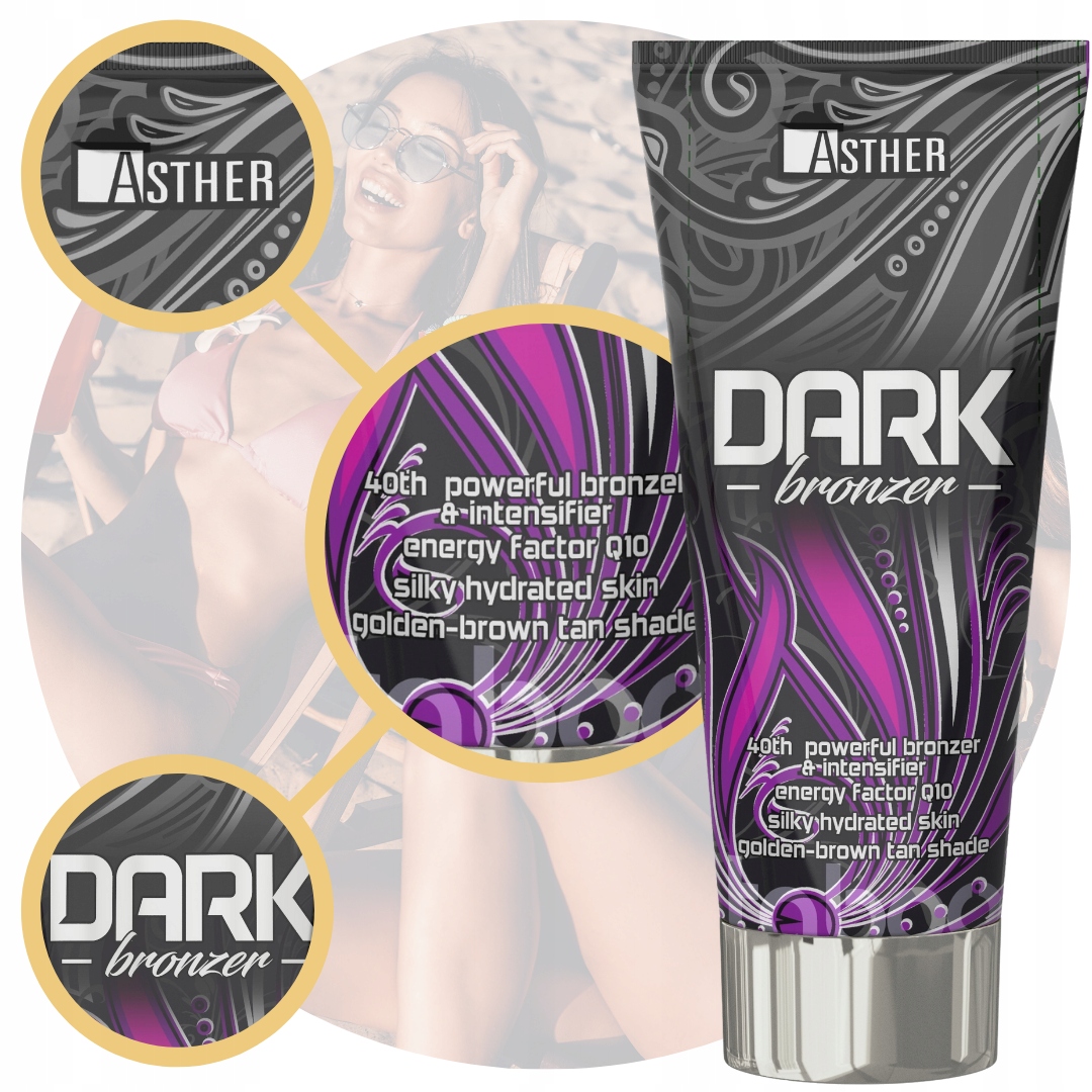 ASTHER DARK BRONZER X40 DO OPALANIA 200ML Marka Asther